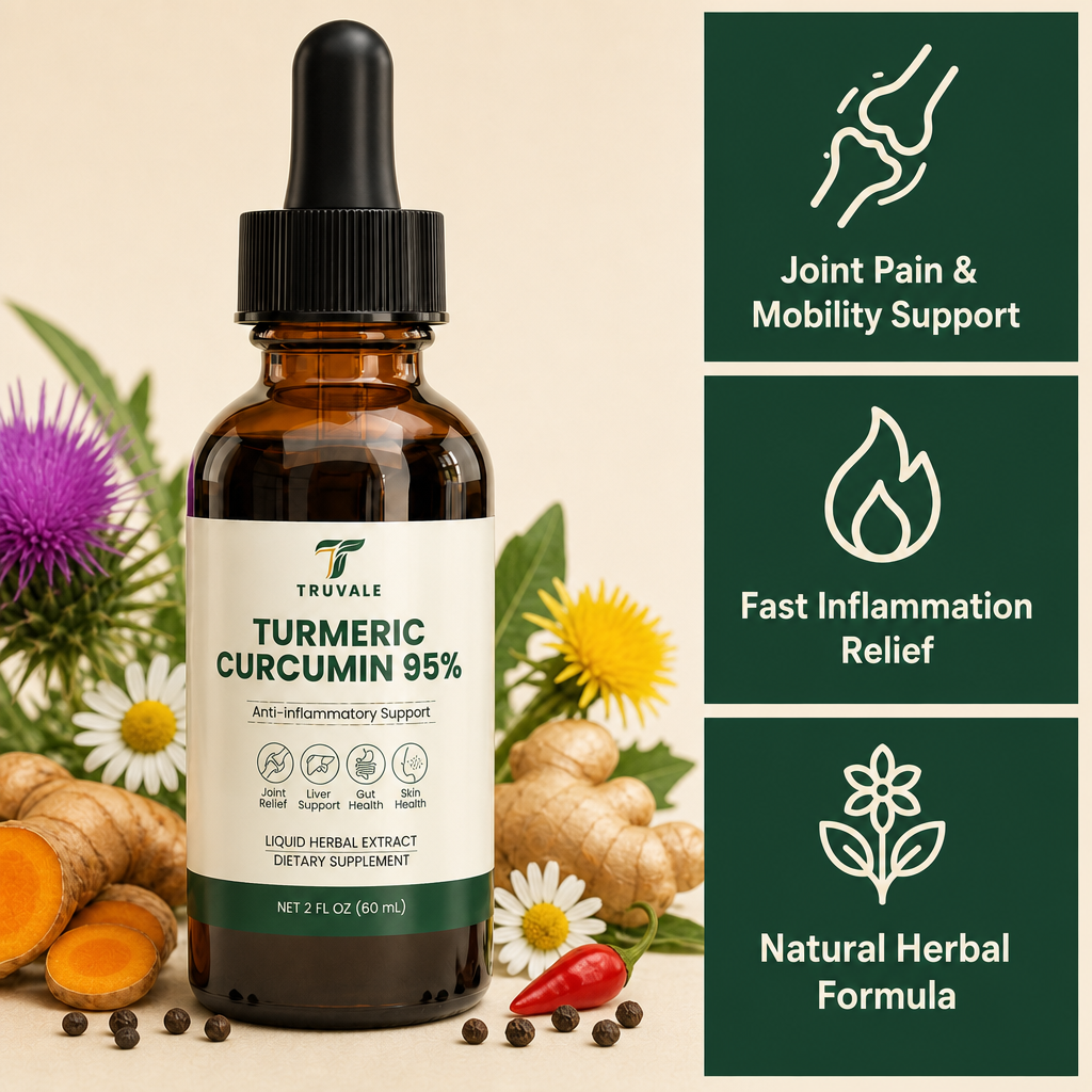 Turmeric Curcumin 95% Liquid Drops