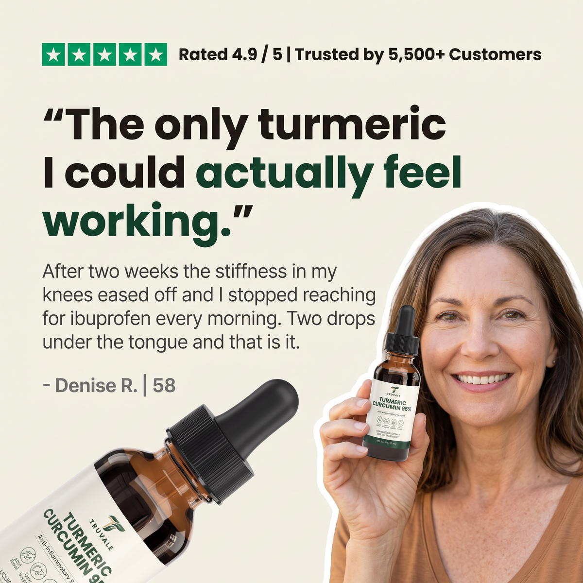 Turmeric Curcumin 95% Liquid Drops
